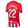 Conjunto (Camiseta+Pantalón Corto) Atlético Madrid M.Hermoso 22 Primera Equipación 23-24 - Niño